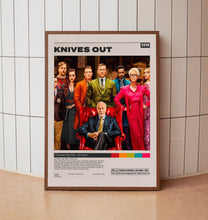 Knives Out Poster, Rian Johnson, Minimalist Movie Poster