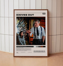 Knives Out Poster, Rian Johnson, Minimalist Movie Poster 1