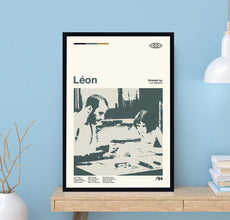 Léon Movie Poster, Luc Besson, Wall Art Print, Minimalist Movie, Modern Vintage, Minimalist Poster, Birthday Gifts, Vintage Poster 1690740964