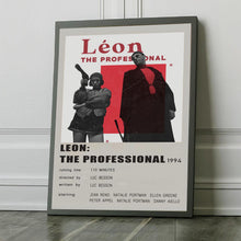 Léon The Professional (1994) Movie Poster Canvas Poster Minimalist Poster Art Print Gifts for Lover Mural Painting Home Decoration 1754662758