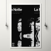 La Notte Movie Poster,Film Fan Collectibles,Vintage Movie Poster,Home Decor,Wall Art,Poster Gifts 2