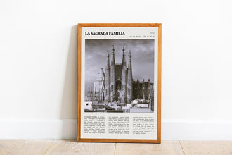 La Sagrada Familia Wall Art La Sagrada Familia Spain Poster Black White Poster  Poster Art Gift 1642844031 8990