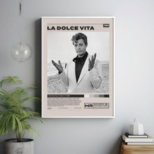 La dolce vita Poster, Federico Fellini, Minimalist Movie Poster