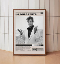 La dolce vita Poster, Federico Fellini, Minimalist Movie Poster