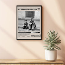 Ladri di biciclette , Bicycle Thieves, Minimalist Movie Poster, Vintage Retro Art Movie Poster