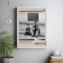 Ladri di biciclette , Bicycle Thieves, Minimalist Movie Poster, Vintage Retro Art Movie Poster