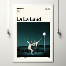 Lalaland Poster, Damien Chazelle Film, Vintage Modern, Vintage Poster, Retro Print, Classic Movie, Wall Art Print, Home Decor, Mom Gifts
