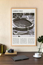 Lambeau Field Wall Art Poster Lambeau Field Black White Poster  Poster Art Gift 1651206192 5815