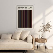 Last Night In Soho Movie Barcode Print, Last Night In Soho Print, Last Night In Soho Poster, Last Night In Soho Wall Art 1631652761