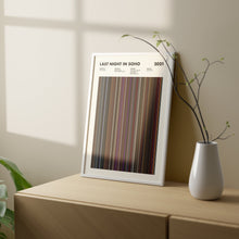 Last Night In Soho Movie Barcode Print, Last Night In Soho Print, Last Night In Soho Poster, Last Night In Soho Wall Art 1631652761