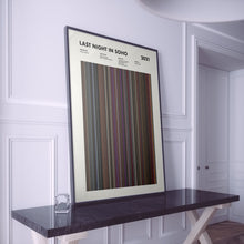 Last Night In Soho Movie Barcode Print, Last Night In Soho Print, Last Night In Soho Poster, Last Night In Soho Wall Art 1631652761