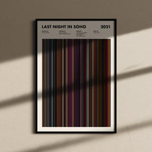 Last Night In Soho Movie Barcode Print, Last Night In Soho Print, Last Night In Soho Poster, Last Night In Soho Wall Art 1631652761