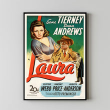 Laura Alternative Film Movie Print Wall Art Poster