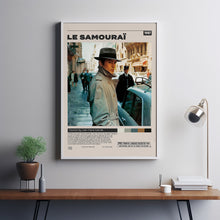 Le Samouraï Poster, Jean-Pierre Melville, Minimalist Movie Poster, Vintage Retro Art Movie Poster