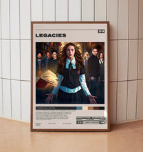 Legacies Poster, Julie Plec, Minimalist Tv Series, Vintage Retro Art Print,Film Poster