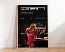 Legally Blonde Poster  Art Print  Movie Posters  Gift for Movie lovers 1301350955