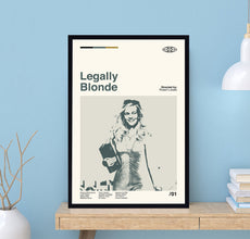 Legally Blonde Poster, Robert Luketic, Wall Art, Minimalist Movie, Modern Vintage, Minimalist Poster, Vintage Poster, Birthday Gifts 1704931433