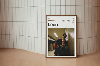 Leon Movie Poster, Leon The Professional, Leon Wall Decor, Leon Poster Print, Vintage Retro Art Print 1460190412