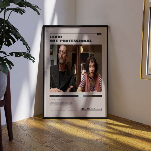 Leon The Professional Poster, Luc Besson Wall Art, Minimalist Wall Dec ...