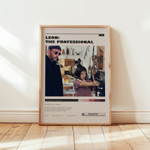 Leon The Professional Poster, Natalie Portman Wall Art, Minimalist Wall Decor, Cult Film Print, Framed Options, Gift for Movie Buffs 1747808909