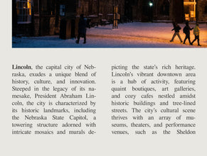 Lincoln Nebraska Wall Art  Poster Lincoln Nebraska Black White Poster  Poster Art Gift 1685486498