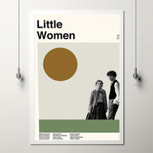 Little Women Poster, Little Women Movie, Greta Gerwig, Minimalist Art, Retro Poster, Vintage Poster, Wall Decor, Home Decor