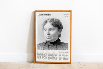 Lizzie Borden Print Wall Art Poster Lizzie Borden Poster Black White Poster  Poster Art Gift 1690411640