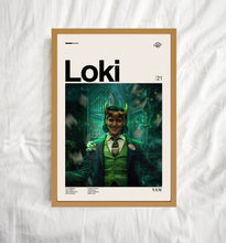 Loki Tv Series Poster, Loki Poster, Marvel Poster, Tv Series, Retro Poster, Midcentury Art, Minimalist Art, Vintage Poster, Wall Decor 1720082384