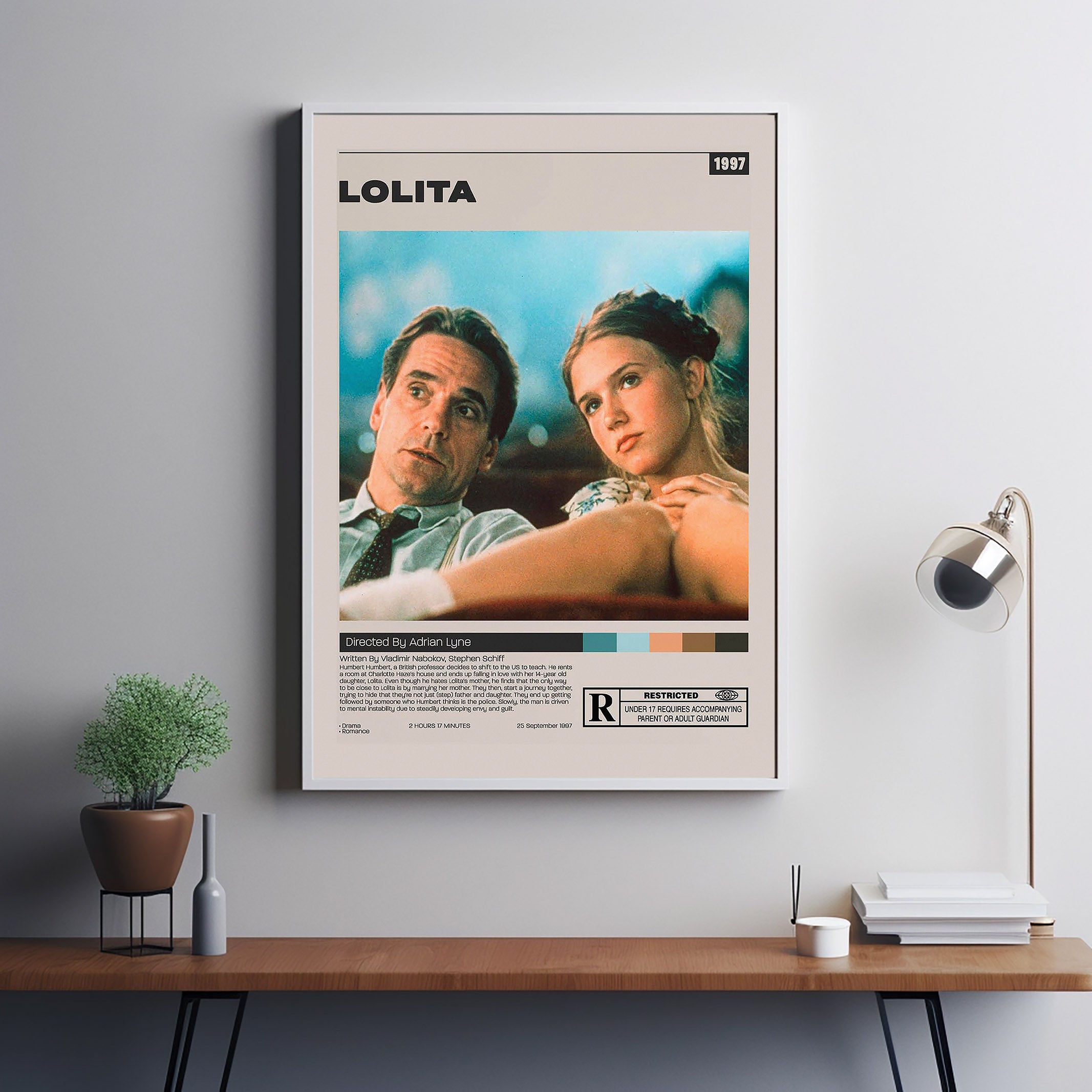 Lolita Movie Poster, Adrian Lyne, Minimalist Movie Poster – mythicwall