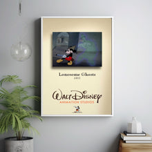 Lonesome Ghosts (1937) Movie  Poster, Room Decor, Home Decor, Art Poster_DS04