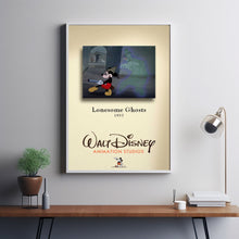 Lonesome Ghosts (1937) Movie  Poster, Room Decor, Home Decor, Art Poster_DS04