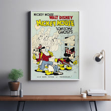 Lonesome Ghosts (1937) Movie  Poster, Room Decor, Home Decor, Art Poster_DS08