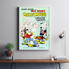 Lonesome Ghosts (1937) Movie  Poster, Room Decor, Home Decor, Art Poster_DS13