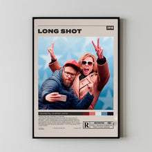 Long Shot Poster, Jonathan Levine, Minimalist Movie Poster, Vintage Retro Art