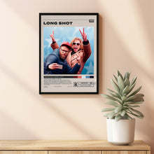Long Shot Poster, Jonathan Levine, Minimalist Movie Poster, Vintage Retro Art