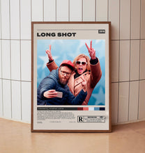 Long Shot Poster, Jonathan Levine, Minimalist Movie Poster, Vintage Retro Art