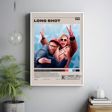 Long Shot Poster, Jonathan Levine, Minimalist Movie Poster, Vintage Retro Art