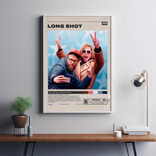 Long Shot Poster, Jonathan Levine, Minimalist Movie Poster, Vintage Retro Art