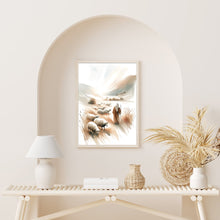 Lord Jesus my Shepherd Watercolor Wall Art Poster Bible Scene Modern Boho Christian Scripture Gift Canvas Print Living Room Easter Print 1674841361