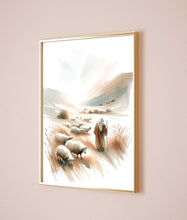 Lord Jesus my Shepherd Watercolor Wall Art Poster Bible Scene Modern Boho Christian Scripture Gift Canvas Print Living Room Easter Print 1674841361