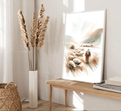 Lord Jesus my Shepherd Watercolor Wall Art Poster Bible Scene Modern Boho Christian Scripture Gift Canvas Print Living Room Easter Print 1674841361