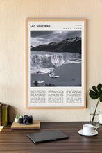 Los Glaciares National Park Wall Art  Poster Los Glaciares National Park Black White Poster Art Gift 1699852071