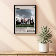 Lost Poster, J.J. Abrams, Minimalist Tv Series, Vintage Retro Art