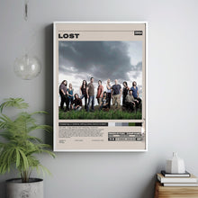 Lost Poster, J.J. Abrams, Minimalist Tv Series, Vintage Retro Art