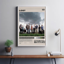 Lost Poster, J.J. Abrams, Minimalist Tv Series, Vintage Retro Art