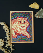 Louis Wain Psychotic Cat Print Wall art Poster 1576382345