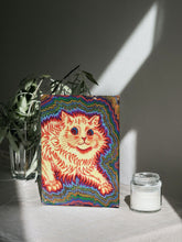 Louis Wain Psychotic Cat Print Wall art Poster 1576382345