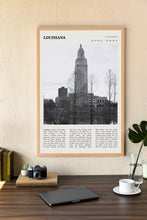 Louisiana State Wall Art  Poster Louisiana State Black White Poster  Poster Art Gift 1695460697