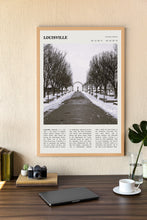 Louisville Kentucky Wall Art  Poster Louisville Kentucky Black White Poster  Poster Art Gift 1680440742