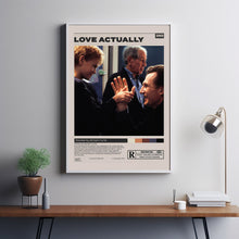 Love Actually Poster, Richard Curtis, Minimalist Movie Poster